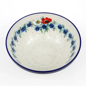 Miska ceramiczna 056 h-10cm <br> 2511X Polskie kwiaty